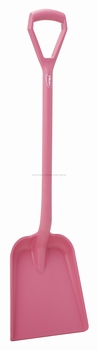 Schop D-greep - 1040 mm plat blad - 270 x 330 x 50 mm  roze