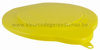 Emmerdeksel: 295 x 15 x 253 mm. Geel