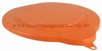 Emmerdeksel: 295 x 15 x 253 mm. Oranje