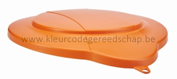 Emmerdeksel polipropyleen 373 x 25 x 310 mm oranje