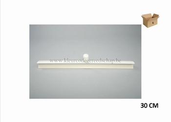 vloerw. monolame 30cm wit 6st