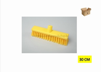 veegborstel 30cm zacht geel 6st