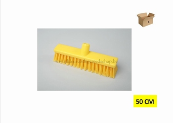 veegborstel 50cm zacht geel 6st