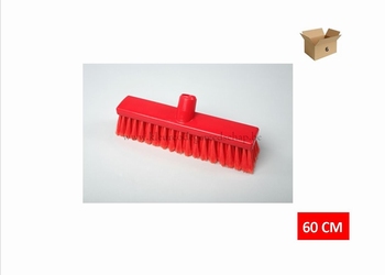 VEEGBORSTEL ZACHT 60 cm ROOD 6 st.