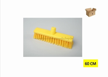 veegborstel 60cm zacht geel 6st