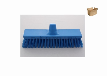 veegborstel 30cm gepluimd blauw 6st