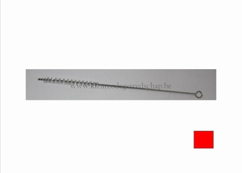 borstel op draad 10mm rood 1 st