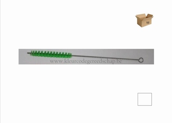 borstel op draad 20mm wit 12st