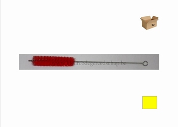 borstel op draad 30mm geel 12st
