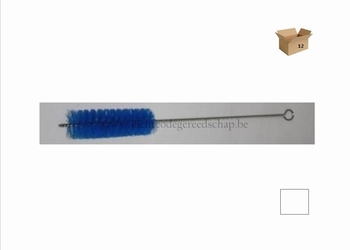 borstel op draad 40mm wit 12st
