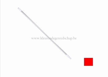 steel alu/rood handv 1,40 franse dr. 1 st