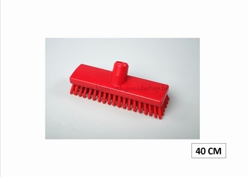 veegborstel 40cm hard rood 1 st