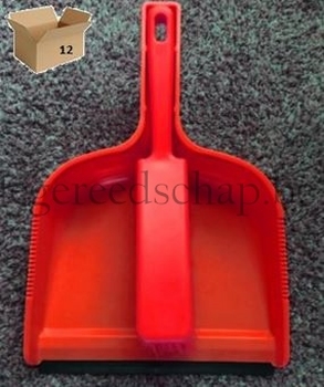 stofblik & handveger zacht rood 12st
