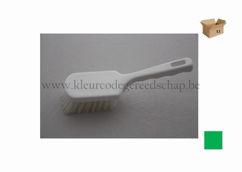 korte steelborstel hard groen 12st