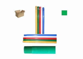 ergonomische steel monobloc groen 1m45 franse dr. 10st