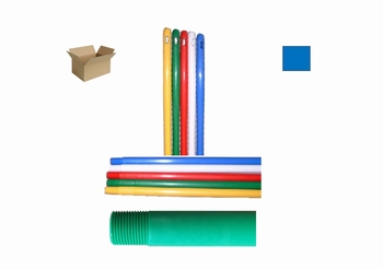 ergonomische steel monobloc blauw 1m45 franse dr. 10st