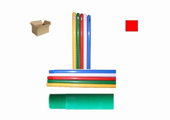 ergonomische steel monobloc rood 1m45 franse dr. 10st