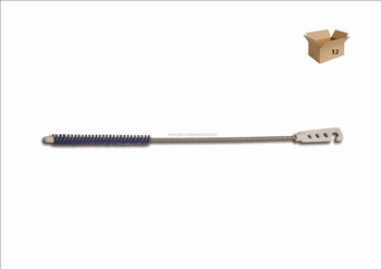 FLESBORSTEL ø 10 MM  (INOX DRAAD) - BLAUW 12st.