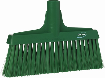 bezem polyester vezels zacht - 179 x 34 x 235 mm groen