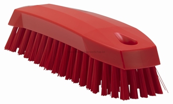 Handschuurborstel - 45 x 50 x 170 mm - rood