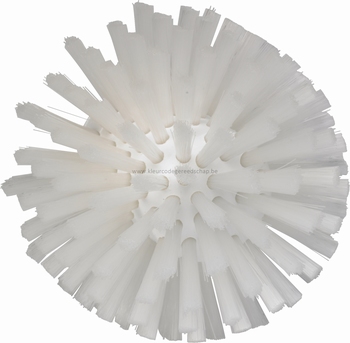 Wormhuisborstelkop: zachte polyester medium ø135x120 wit