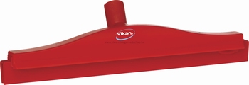 Tweebladige vloertrekker 107 x 45 x 400 mm - rood