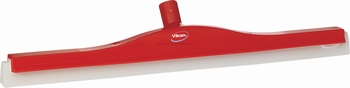 Vloertrekker tweebladig Vikan 107x45x600mm draaikop rood