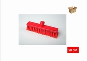veegborstel 50cm zacht rood 6st