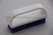 NAGELBORSTEL HANDVAT WIT/BLAUW  10 x 3,5cm 1Stk.