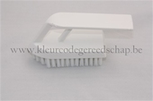 nagelborstel 'strijkijzer' wit 1 st