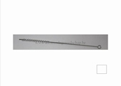 borstel op draad 10mm wit 1 st