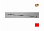 borstel op draad 10mm rood 12st