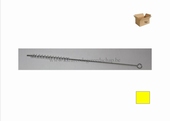 borstel op draad 10mm geel 12st