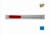 borstel op draad 30mm blauw 12st