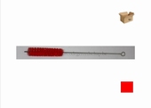 borstel op draad 30mm rood 12st