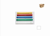 steel monobloc 20cm wit franse dr. 10st