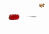 FLESBORSTEL ø 60 MM (INOX DRAAD) - ROOD 12st.